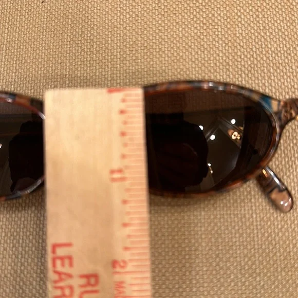 VINTAGE?IDC OPTICAL RARE FIND TORTOISE BROWN AND BLUE TONE SUNGLASSES Men Classic Vintage Retro Style SUNGLASSES Thick Square  main image 4